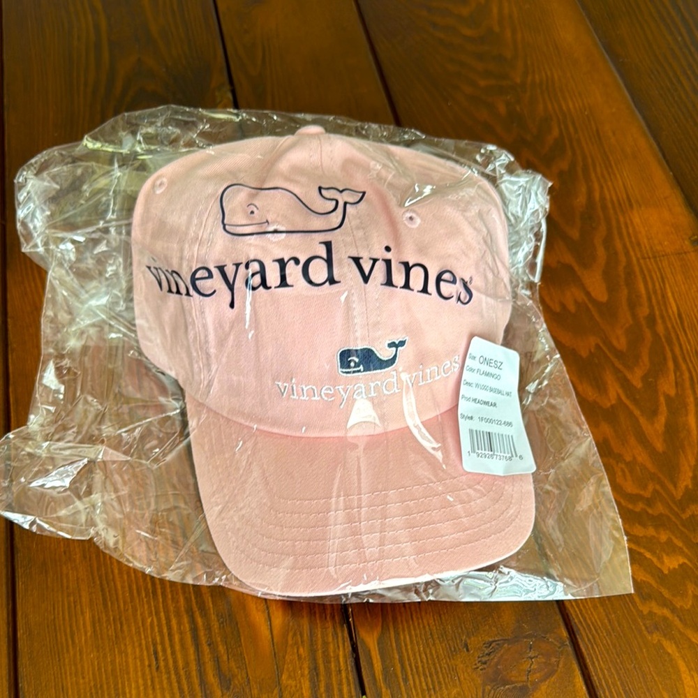 Vineyard Vines Pink Baseball Cap